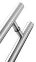 Ver imagem 2 de Puxador Inox Escovado Redondo 1 Metro Todas Portas