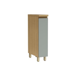 Módulo Cozinha Nesher Rainha Balcão C/ Tampo Porta Tempero C/ 1 Porta 20cm Nature/verde - Nesher