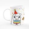 Caneca Mágica Flork Meme Presente Feliz Aniversário Cerâmica - 4