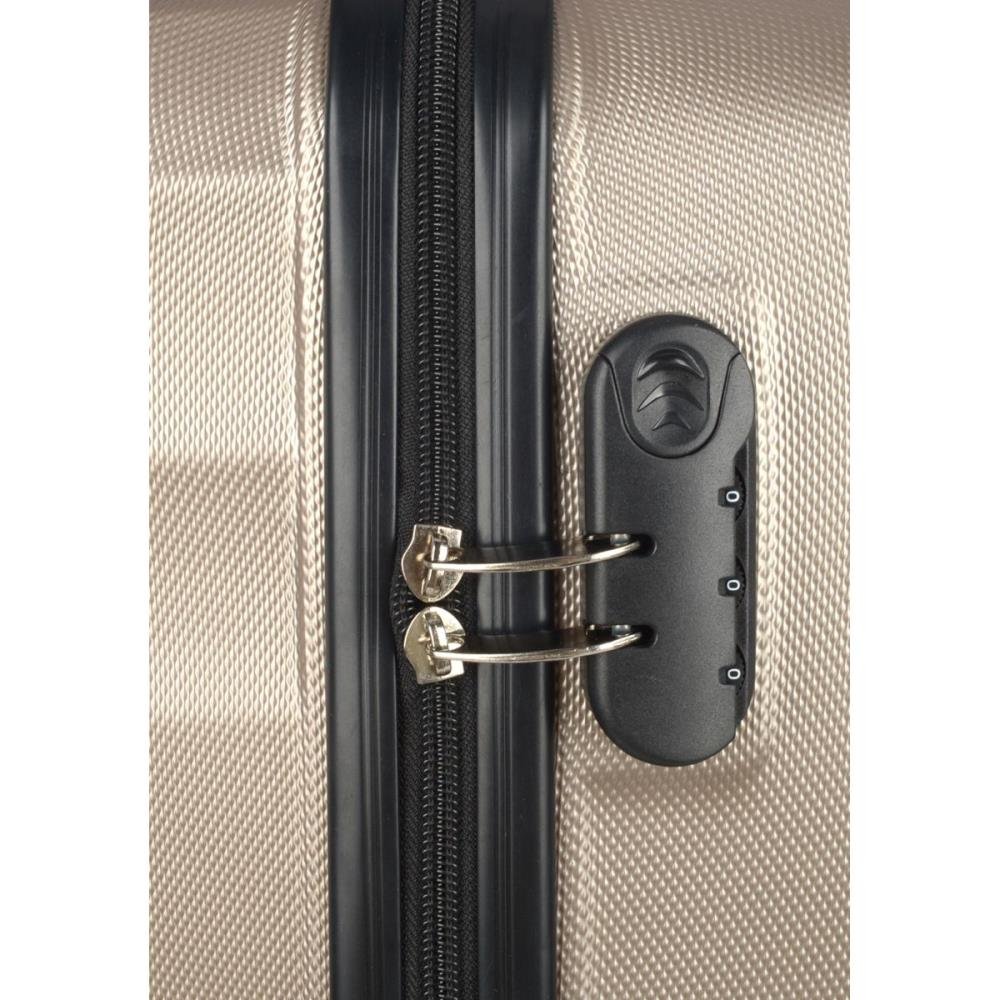 Mala de Viagem Nice Abs Bordo Champagne - 5