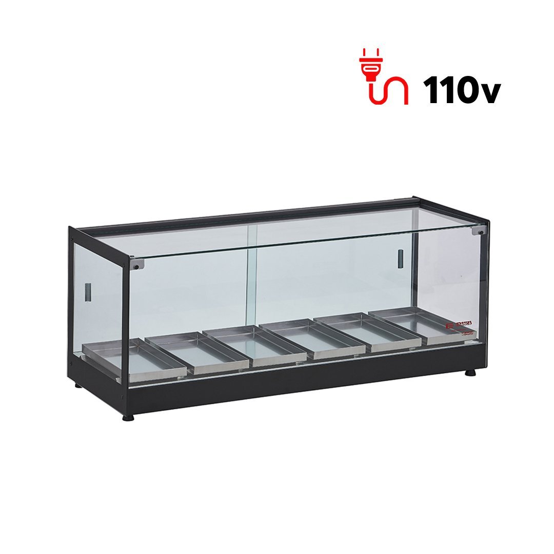 Estufa Salgados Térmica Reta Master 6 Bandejas - Edanca 110v - 1