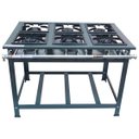 Ver imagem 1 de Fogão Industrial 6 Bocas Baixa Pressão P5 de Piso 3QS 3QD MetalFour