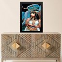 Ver imagem 1 de Quadro Arquétipo Cleópatra Poderosa 24x18cm:moldura Preta