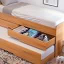 Ver imagem 3 de Cama Bicama Quarto Solteiro Juliette com Auxiliar e Gavetas