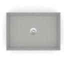 Ver imagem 1 de Kit 2 Cubas de Apoio Retangular sem Mesa 510x360 Platinum P7 Incepa Cinza/Stone