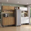 Ver imagem 1 de Armário de Cozinha Compacta Arizona Lux Carraro Carvalho com Branco