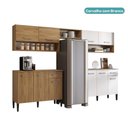 Ver imagem 3 de Armário de Cozinha Compacta Arizona Lux Carraro Carvalho com Branco
