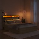Ver imagem 6 de Cama de Casal com 6 Gavetas e Cabeceira com LED Genebra
