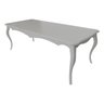 Mesa de Jantar Vintage - 8 Lugares - 2,2m - Cinza Claire - 1