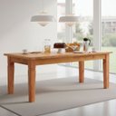 Ver imagem 2 de Mesa de Jantar 1,9 M Madeira Maciça Natural Mhm Móveis Brasil