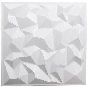 100 Placas Pvc 3d Revestimento Autocolante Parede Decorativo Diamante 25cm