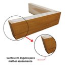 Ver imagem 4 de Kit C/ 8 Pés Cantoneira 5cm Madeira Maciça P/ Estofados Caramelo