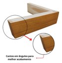Ver imagem 4 de Kit C/ 8 Pés Cantoneira 5cm Madeira Maciça P/ Estofados Caramelo