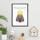 Ver imagem 1 de Quadro Nossa Senhora Aparecida Baby 24x18cm:madeira Preta