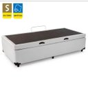 Ver imagem 4 de Base Box Baú Casal Corino Branco (42x138x188)