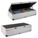 Ver imagem 1 de Base Box Baú Casal Corino Branco (42x138x188)