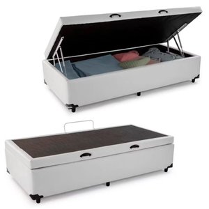 Base Box Baú Casal Corino Branco (42x138x188)