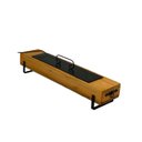 Ver imagem 2 de Lareira a Alcool Ecológica Madeira e Ferro Aquecedor 70 Cm Minas Arte Própria Lareira 70 Cm Pé Reto