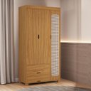 Ver imagem 1 de Roupeiro Clara 3 Portas e 2 Gavetas Tela