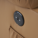 Ver imagem 5 de Poltrona do Papai Reclinavel Elétrica com Entrada Usb Corino Premium Caramelo