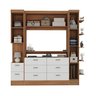 Guarda-roupa Modulado Viena 2 Portas 8 Gavetas 3 Peças Espresso Móveis - 3