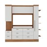 Guarda-roupa Modulado Viena 2 Portas 8 Gavetas 3 Peças Espresso Móveis - 6