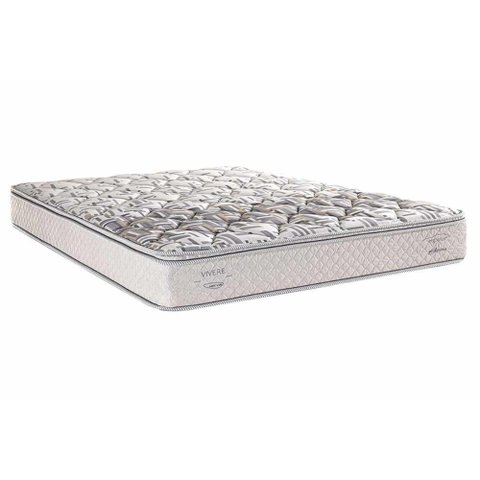 Colchão Casal Espuma Compact Ag 65 - Santorini C1604 Ergoplus Malha Pillow Top (138x188x25) -