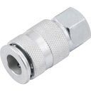 Ver imagem 2 de Engate Rápido Fêmea 1/4" Aço Carbono Zincado Esfera - Vonder