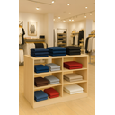 Ver imagem 2 de Balcao Loja Central Expositor Nicho para Roupa Produtos 90cm:carvalho