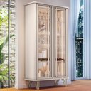 Ver imagem 7 de Buffet Aparador Saluti com Cristaleira Évora Off White - Hb Móveis