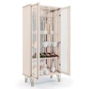 Ver imagem 6 de Buffet Aparador Saluti com Cristaleira Évora Off White - Hb Móveis