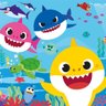 Adesivo para Box de Banheiro 3d Baby Shark Ii Largura Total até 120cm - 2