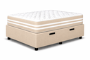 Ver imagem 2 de Kit Cama Box Baú Solteiro 88x188 cm + Colchão Molas Ensacada Solteiro 28 cm Bege Suede