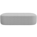 Ver mais imagens de Cabeceira Cama Box Casal 195cm Lanna com Puff Recamier Doha W01 Bouclê Cinza - Lyam Decor