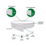 Rodapé de Eva Autocolante Rp16 7cm Branco 10 Metros - 2