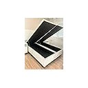 Ver imagem 6 de Base Box Bau King Size Linho Bege Blindada 1,93 X 2,03