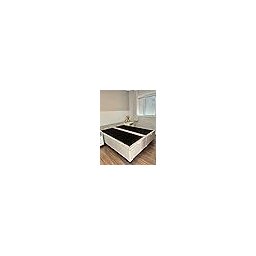 Base Box Bau King Size Linho Bege Blindada 1,93 X 2,03 - 3