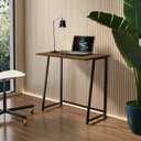 Ver imagem 4 de Escrivaninha Mesa Dobravel Office e Estudo Jade Klm Store Imbuia- Preto