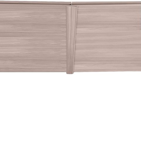 Emenda Rígida PVC Perfil H 4,5CMX3M Carvalho Berlin Marrom Bariri