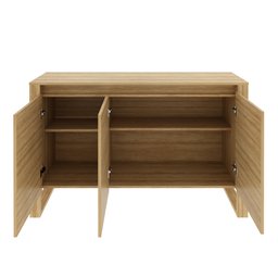 Balcão para Escritório 136cm com 3 Portas e 1 Prateleira ME4147 - 4