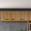 Ver imagem 1 de Armário Aéreo 3 Portas 120 cm Não Possuí Espelho Marrom