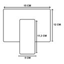 Ver imagem 4 de Kit C/4 Acabamento Mono Comando Registro Base Docol Cromado