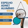 Espelho Adnet Alumínio 55cm com Alça e Suporte para Banheiro Sala Quarto Escritório - 7