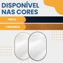 Ver imagem 5 de Espelho Decorativo Oval 50x80cm de Parede para Sala Banheiro Hall