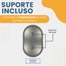 Espelho Decorativo Modelo Cápsula Formato Ovalado 50x80cm para Sala Lavabo Quarto - 10