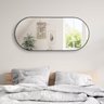 Espelho de Parede Decorativo Modelo Oval 50x110cm para Quarto Sala Escritório - 5