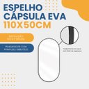 Ver imagem 4 de Espelho Decorativo Modelo Cápsula Grande 50x110cm de Parede para Quarto Sala Escritório