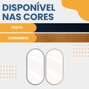 Ver imagem 6 de Espelho Decorativo Modelo Cápsula Grande 50x110cm de Parede para Quarto Sala Escritório