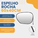 Ver imagem 6 de Espelho Decorativo Rocha 60x40cm Orgânico de Parede