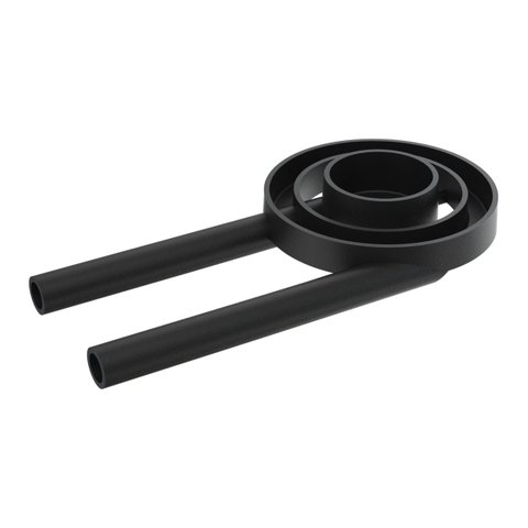 Queimador Duplo Longo Fogão Industrial Ferro Fundido 17,2cm